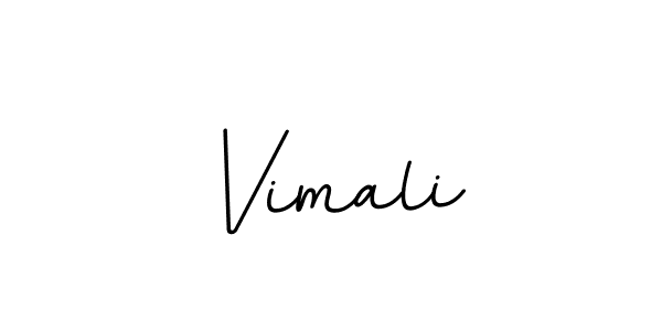 Create a beautiful signature design for name Vimali. With this signature (BallpointsItalic-DORy9) fonts, you can make a handwritten signature for free. Vimali signature style 11 images and pictures png
