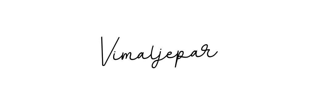 How to make Vimaljepar signature? BallpointsItalic-DORy9 is a professional autograph style. Create handwritten signature for Vimaljepar name. Vimaljepar signature style 11 images and pictures png