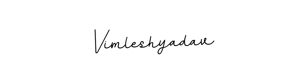 Also we have Vimleshyadav name is the best signature style. Create professional handwritten signature collection using BallpointsItalic-DORy9 autograph style. Vimleshyadav signature style 11 images and pictures png