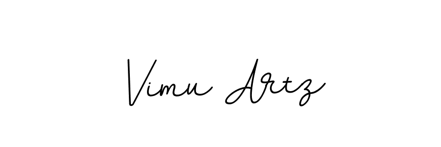 How to make Vimu Artz signature? BallpointsItalic-DORy9 is a professional autograph style. Create handwritten signature for Vimu Artz name. Vimu Artz signature style 11 images and pictures png