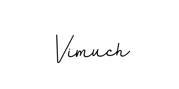 How to make Vimuch name signature. Use BallpointsItalic-DORy9 style for creating short signs online. This is the latest handwritten sign. Vimuch signature style 11 images and pictures png