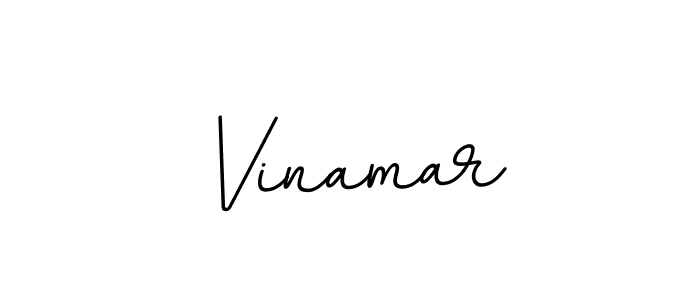 Use a signature maker to create a handwritten signature online. With this signature software, you can design (BallpointsItalic-DORy9) your own signature for name Vinamar. Vinamar signature style 11 images and pictures png