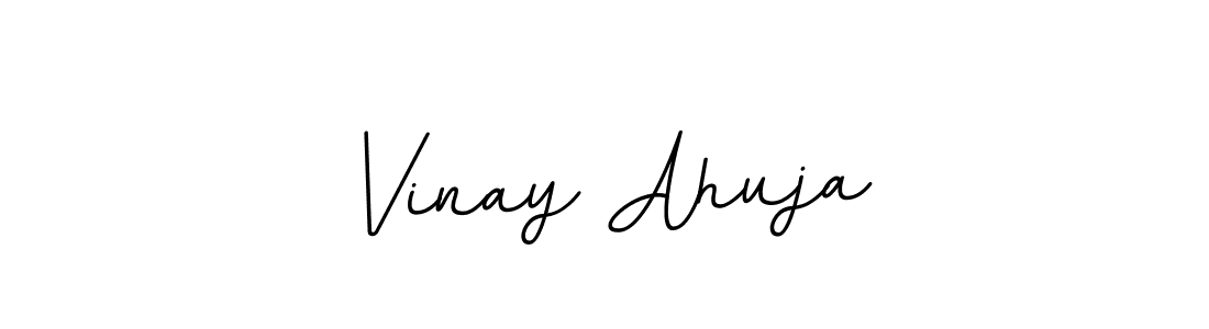 Vinay Ahuja stylish signature style. Best Handwritten Sign (BallpointsItalic-DORy9) for my name. Handwritten Signature Collection Ideas for my name Vinay Ahuja. Vinay Ahuja signature style 11 images and pictures png