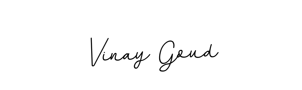 The best way (BallpointsItalic-DORy9) to make a short signature is to pick only two or three words in your name. The name Vinay Goud include a total of six letters. For converting this name. Vinay Goud signature style 11 images and pictures png