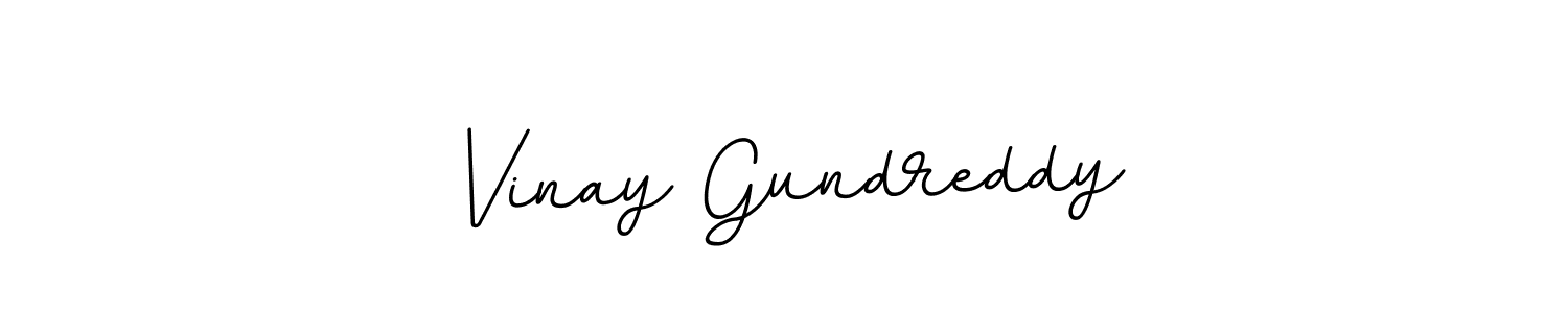 Vinay Gundreddy stylish signature style. Best Handwritten Sign (BallpointsItalic-DORy9) for my name. Handwritten Signature Collection Ideas for my name Vinay Gundreddy. Vinay Gundreddy signature style 11 images and pictures png