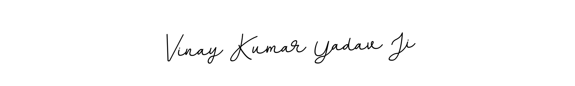 Use a signature maker to create a handwritten signature online. With this signature software, you can design (BallpointsItalic-DORy9) your own signature for name Vinay Kumar Yadav Ji. Vinay Kumar Yadav Ji signature style 11 images and pictures png