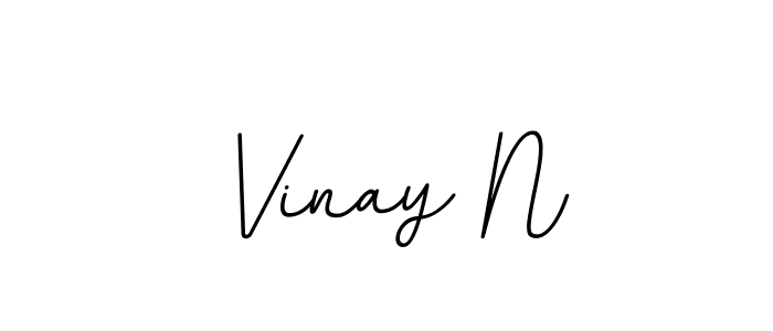 Make a beautiful signature design for name Vinay N. Use this online signature maker to create a handwritten signature for free. Vinay N signature style 11 images and pictures png