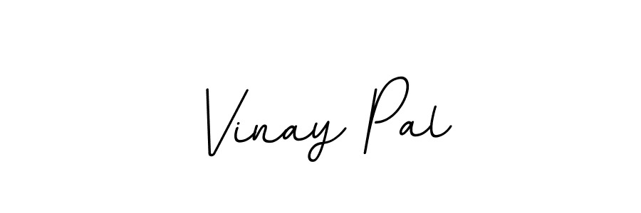 How to make Vinay Pal name signature. Use BallpointsItalic-DORy9 style for creating short signs online. This is the latest handwritten sign. Vinay Pal signature style 11 images and pictures png