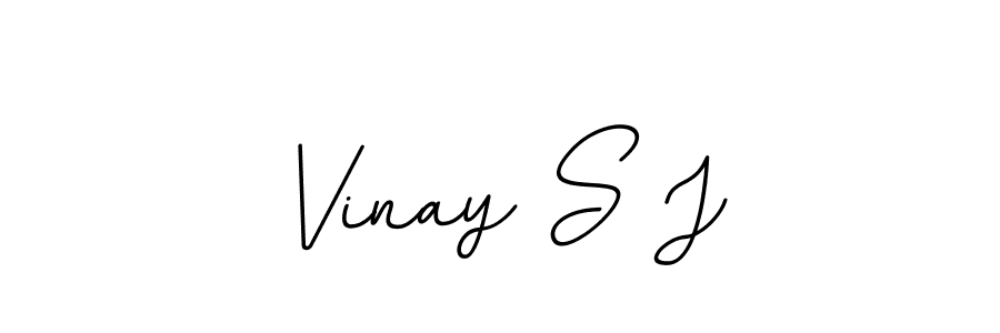 You can use this online signature creator to create a handwritten signature for the name Vinay S J. This is the best online autograph maker. Vinay S J signature style 11 images and pictures png