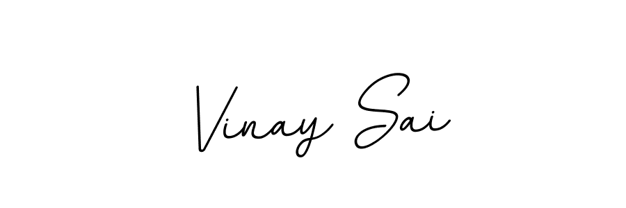 Also we have Vinay Sai name is the best signature style. Create professional handwritten signature collection using BallpointsItalic-DORy9 autograph style. Vinay Sai signature style 11 images and pictures png
