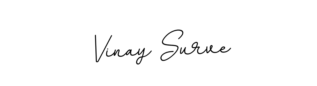 The best way (BallpointsItalic-DORy9) to make a short signature is to pick only two or three words in your name. The name Vinay Surve include a total of six letters. For converting this name. Vinay Surve signature style 11 images and pictures png