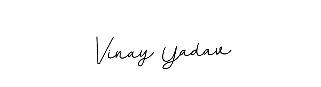 It looks lik you need a new signature style for name Vinay Yadav. Design unique handwritten (BallpointsItalic-DORy9) signature with our free signature maker in just a few clicks. Vinay Yadav signature style 11 images and pictures png