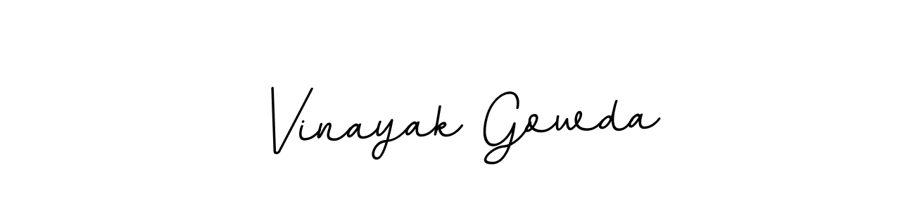 This is the best signature style for the Vinayak Gowda name. Also you like these signature font (BallpointsItalic-DORy9). Mix name signature. Vinayak Gowda signature style 11 images and pictures png