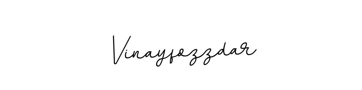 Make a beautiful signature design for name Vinayfozzdar. With this signature (BallpointsItalic-DORy9) style, you can create a handwritten signature for free. Vinayfozzdar signature style 11 images and pictures png