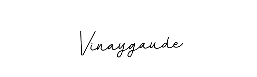 Vinaygaude stylish signature style. Best Handwritten Sign (BallpointsItalic-DORy9) for my name. Handwritten Signature Collection Ideas for my name Vinaygaude. Vinaygaude signature style 11 images and pictures png