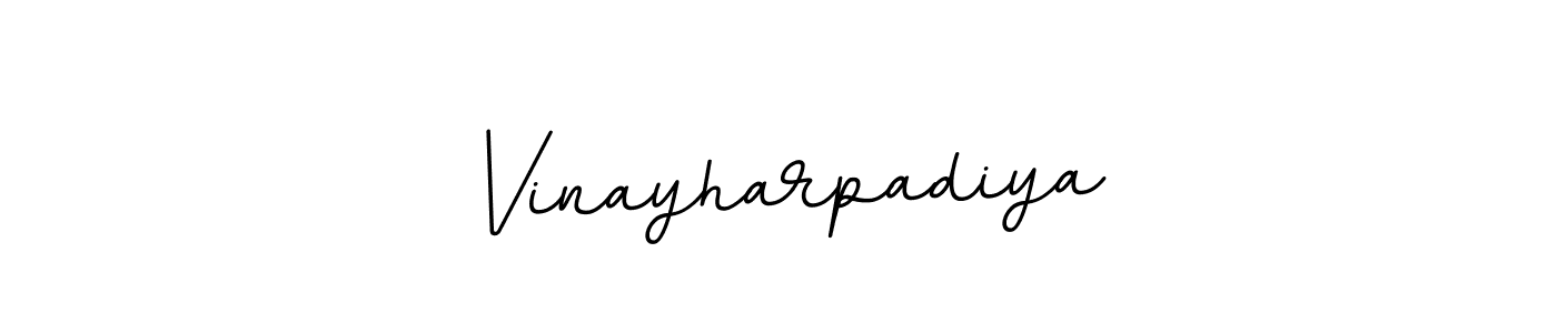 BallpointsItalic-DORy9 is a professional signature style that is perfect for those who want to add a touch of class to their signature. It is also a great choice for those who want to make their signature more unique. Get Vinayharpadiya name to fancy signature for free. Vinayharpadiya signature style 11 images and pictures png