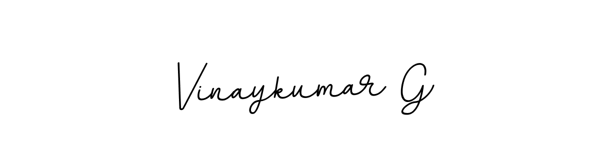 Vinaykumar G stylish signature style. Best Handwritten Sign (BallpointsItalic-DORy9) for my name. Handwritten Signature Collection Ideas for my name Vinaykumar G. Vinaykumar G signature style 11 images and pictures png