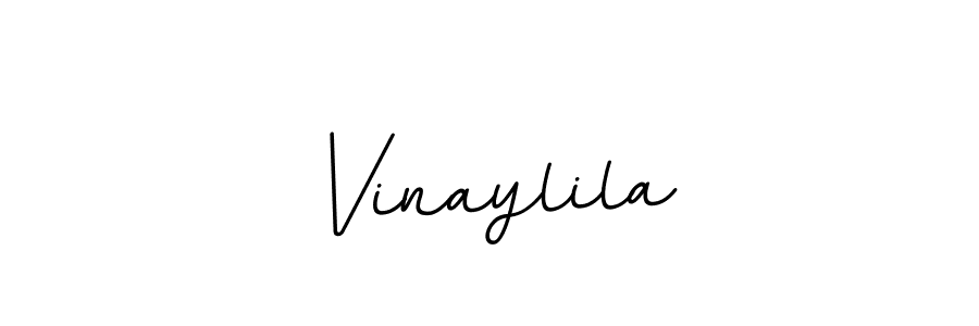 The best way (BallpointsItalic-DORy9) to make a short signature is to pick only two or three words in your name. The name Vinaylila include a total of six letters. For converting this name. Vinaylila signature style 11 images and pictures png