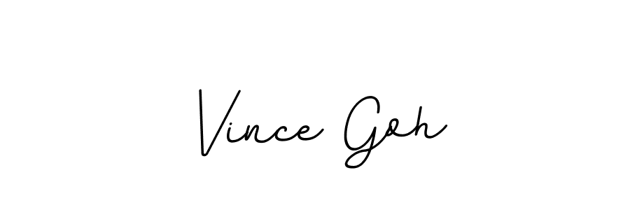 It looks lik you need a new signature style for name Vince Goh. Design unique handwritten (BallpointsItalic-DORy9) signature with our free signature maker in just a few clicks. Vince Goh signature style 11 images and pictures png