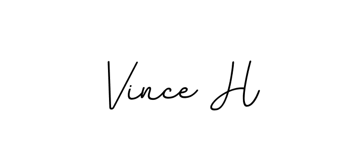 This is the best signature style for the Vince H name. Also you like these signature font (BallpointsItalic-DORy9). Mix name signature. Vince H signature style 11 images and pictures png