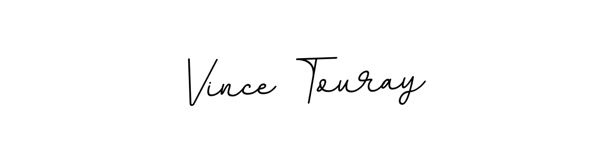 if you are searching for the best signature style for your name Vince Touray. so please give up your signature search. here we have designed multiple signature styles  using BallpointsItalic-DORy9. Vince Touray signature style 11 images and pictures png