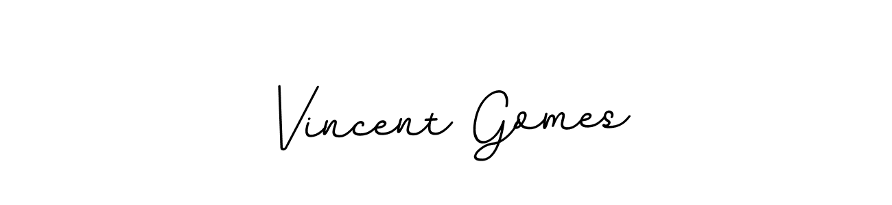 It looks lik you need a new signature style for name Vincent Gomes. Design unique handwritten (BallpointsItalic-DORy9) signature with our free signature maker in just a few clicks. Vincent Gomes signature style 11 images and pictures png