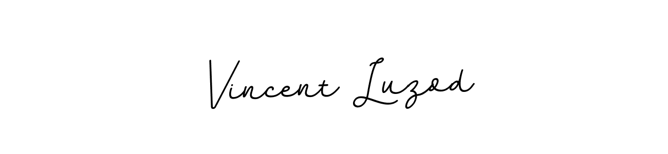 Create a beautiful signature design for name Vincent Luzod. With this signature (BallpointsItalic-DORy9) fonts, you can make a handwritten signature for free. Vincent Luzod signature style 11 images and pictures png