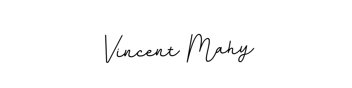 The best way (BallpointsItalic-DORy9) to make a short signature is to pick only two or three words in your name. The name Vincent Mahy include a total of six letters. For converting this name. Vincent Mahy signature style 11 images and pictures png