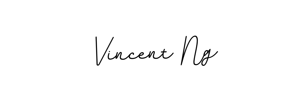 Make a beautiful signature design for name Vincent Ng. With this signature (BallpointsItalic-DORy9) style, you can create a handwritten signature for free. Vincent Ng signature style 11 images and pictures png