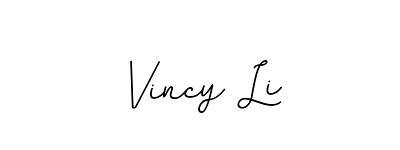 BallpointsItalic-DORy9 is a professional signature style that is perfect for those who want to add a touch of class to their signature. It is also a great choice for those who want to make their signature more unique. Get Vincy Li name to fancy signature for free. Vincy Li signature style 11 images and pictures png