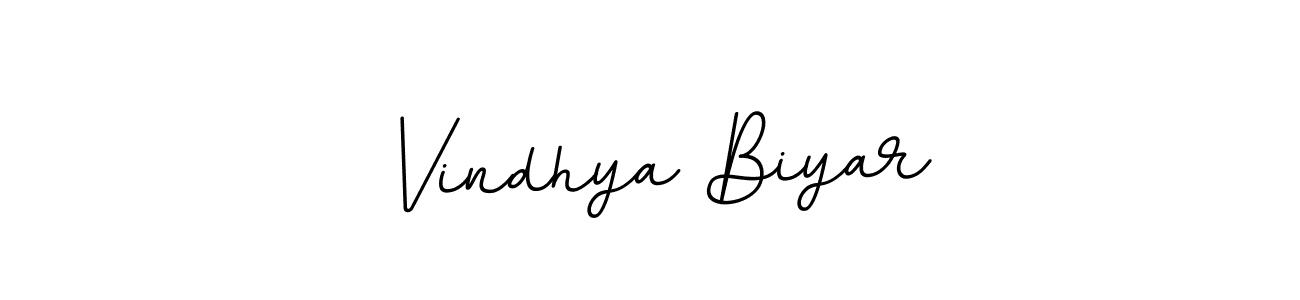 This is the best signature style for the Vindhya Biyar name. Also you like these signature font (BallpointsItalic-DORy9). Mix name signature. Vindhya Biyar signature style 11 images and pictures png