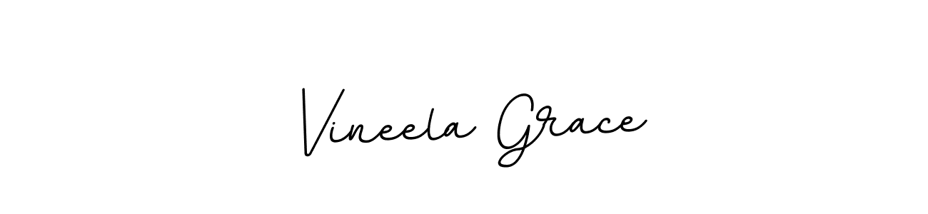 Create a beautiful signature design for name Vineela Grace. With this signature (BallpointsItalic-DORy9) fonts, you can make a handwritten signature for free. Vineela Grace signature style 11 images and pictures png