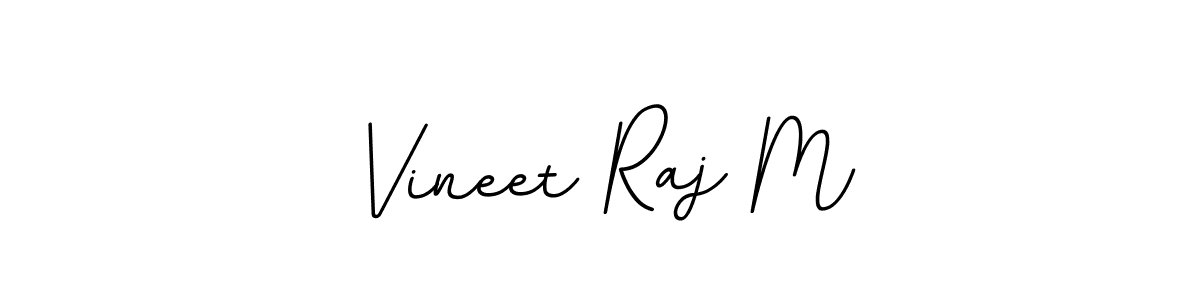 The best way (BallpointsItalic-DORy9) to make a short signature is to pick only two or three words in your name. The name Vineet Raj M include a total of six letters. For converting this name. Vineet Raj M signature style 11 images and pictures png