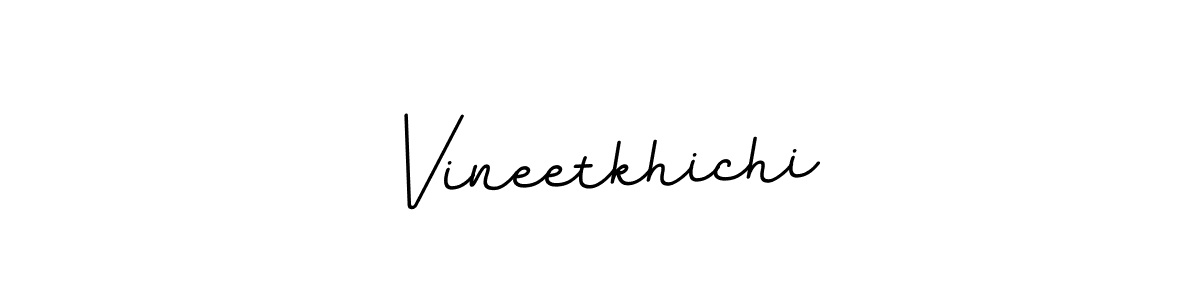This is the best signature style for the Vineetkhichi name. Also you like these signature font (BallpointsItalic-DORy9). Mix name signature. Vineetkhichi signature style 11 images and pictures png