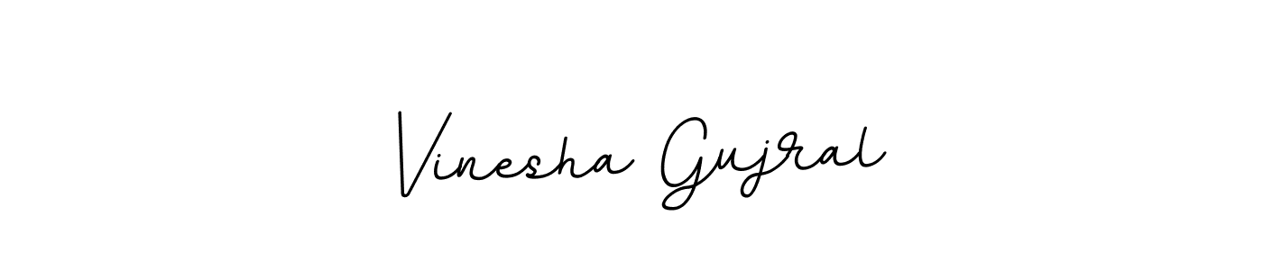 How to make Vinesha Gujral signature? BallpointsItalic-DORy9 is a professional autograph style. Create handwritten signature for Vinesha Gujral name. Vinesha Gujral signature style 11 images and pictures png