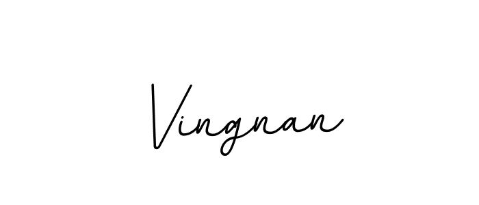 How to make Vingnan signature? BallpointsItalic-DORy9 is a professional autograph style. Create handwritten signature for Vingnan name. Vingnan signature style 11 images and pictures png