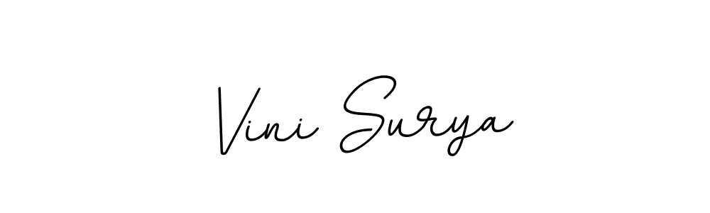 Design your own signature with our free online signature maker. With this signature software, you can create a handwritten (BallpointsItalic-DORy9) signature for name Vini Surya. Vini Surya signature style 11 images and pictures png