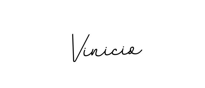 Vinicio stylish signature style. Best Handwritten Sign (BallpointsItalic-DORy9) for my name. Handwritten Signature Collection Ideas for my name Vinicio. Vinicio signature style 11 images and pictures png