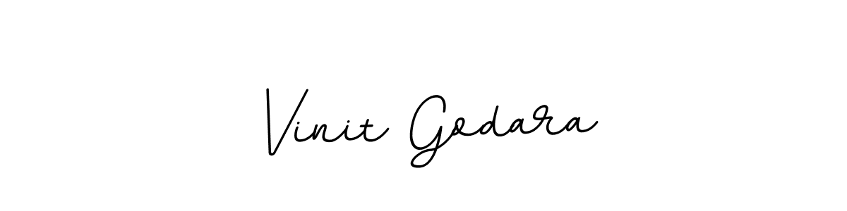 Use a signature maker to create a handwritten signature online. With this signature software, you can design (BallpointsItalic-DORy9) your own signature for name Vinit Godara. Vinit Godara signature style 11 images and pictures png