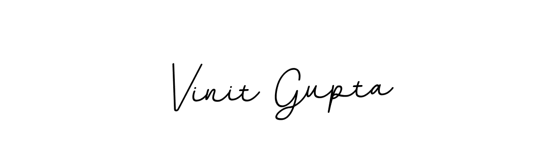 Design your own signature with our free online signature maker. With this signature software, you can create a handwritten (BallpointsItalic-DORy9) signature for name Vinit Gupta. Vinit Gupta signature style 11 images and pictures png