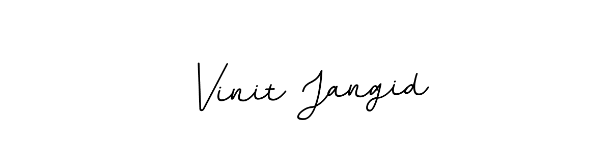How to make Vinit Jangid signature? BallpointsItalic-DORy9 is a professional autograph style. Create handwritten signature for Vinit Jangid name. Vinit Jangid signature style 11 images and pictures png