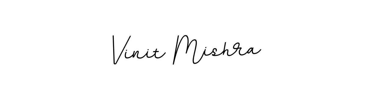 How to make Vinit Mishra name signature. Use BallpointsItalic-DORy9 style for creating short signs online. This is the latest handwritten sign. Vinit Mishra signature style 11 images and pictures png