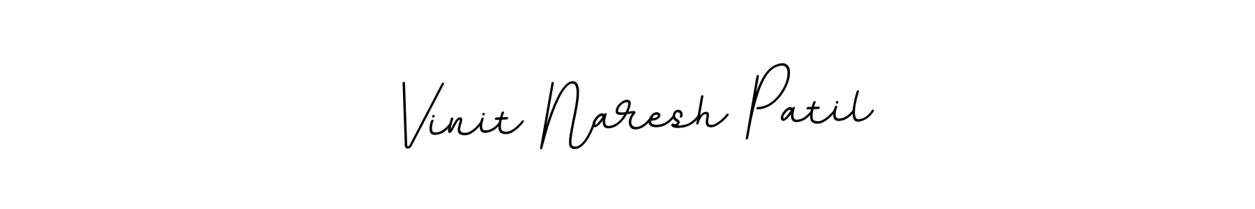 Also we have Vinit Naresh Patil name is the best signature style. Create professional handwritten signature collection using BallpointsItalic-DORy9 autograph style. Vinit Naresh Patil signature style 11 images and pictures png