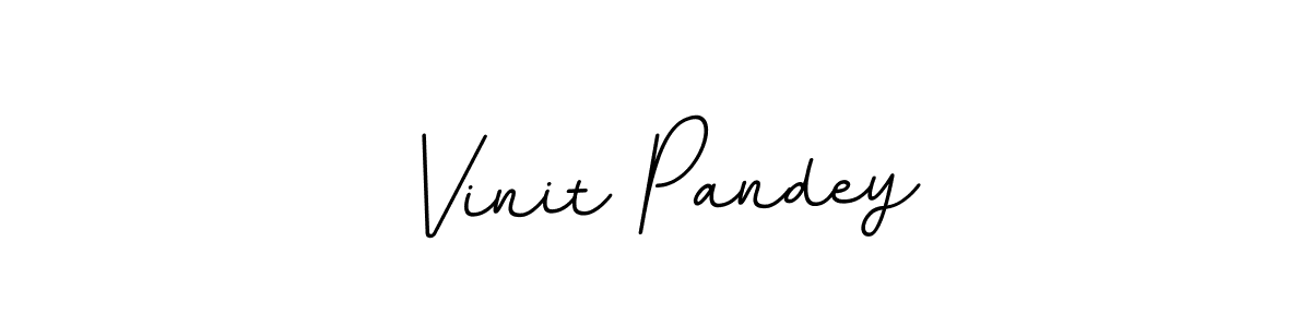Design your own signature with our free online signature maker. With this signature software, you can create a handwritten (BallpointsItalic-DORy9) signature for name Vinit Pandey. Vinit Pandey signature style 11 images and pictures png