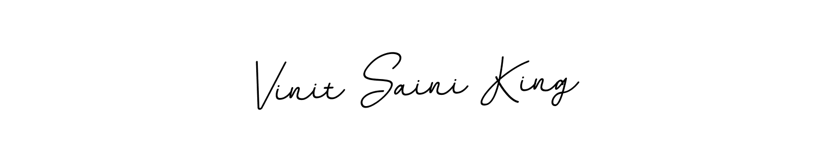 How to make Vinit Saini King signature? BallpointsItalic-DORy9 is a professional autograph style. Create handwritten signature for Vinit Saini King name. Vinit Saini King signature style 11 images and pictures png