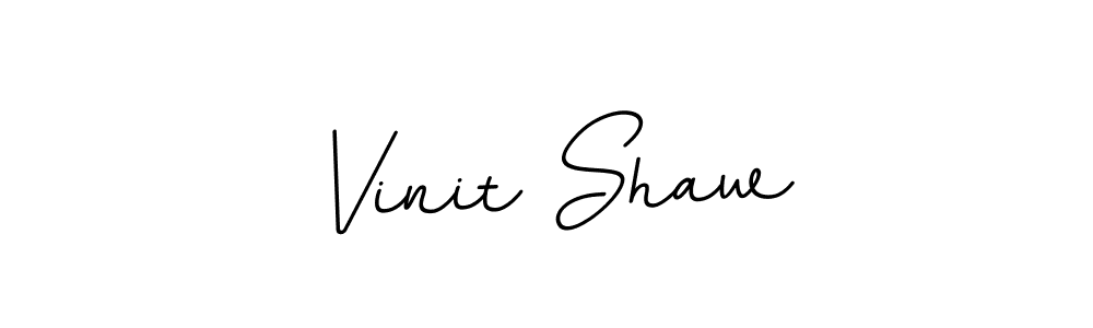 Also we have Vinit Shaw name is the best signature style. Create professional handwritten signature collection using BallpointsItalic-DORy9 autograph style. Vinit Shaw signature style 11 images and pictures png