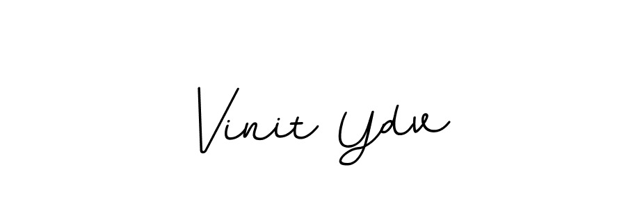 Create a beautiful signature design for name Vinit Ydv. With this signature (BallpointsItalic-DORy9) fonts, you can make a handwritten signature for free. Vinit Ydv signature style 11 images and pictures png