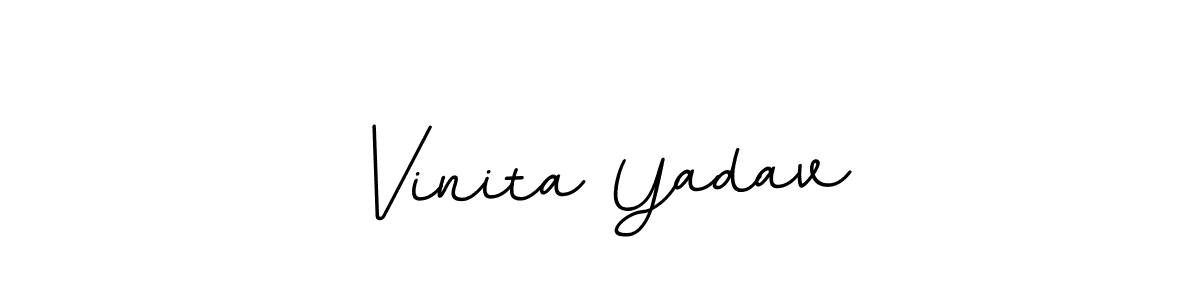 if you are searching for the best signature style for your name Vinita Yadav. so please give up your signature search. here we have designed multiple signature styles  using BallpointsItalic-DORy9. Vinita Yadav signature style 11 images and pictures png