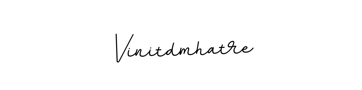 The best way (BallpointsItalic-DORy9) to make a short signature is to pick only two or three words in your name. The name Vinitdmhatre include a total of six letters. For converting this name. Vinitdmhatre signature style 11 images and pictures png