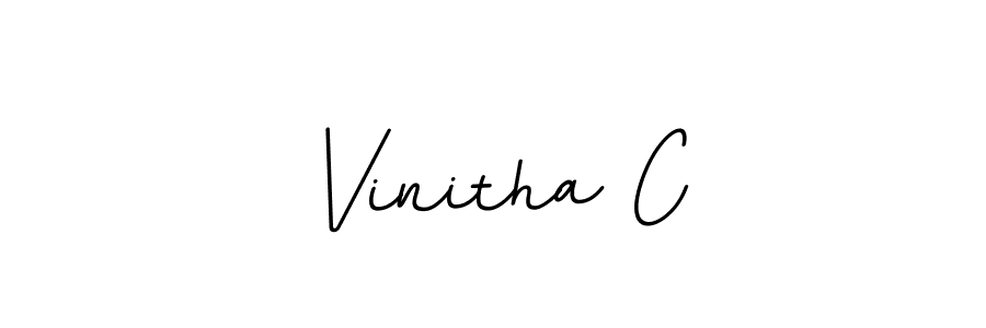 This is the best signature style for the Vinitha C name. Also you like these signature font (BallpointsItalic-DORy9). Mix name signature. Vinitha C signature style 11 images and pictures png